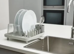 Joseph Joseph Afdruiprek Duo Compact Dish Rack Grijs New