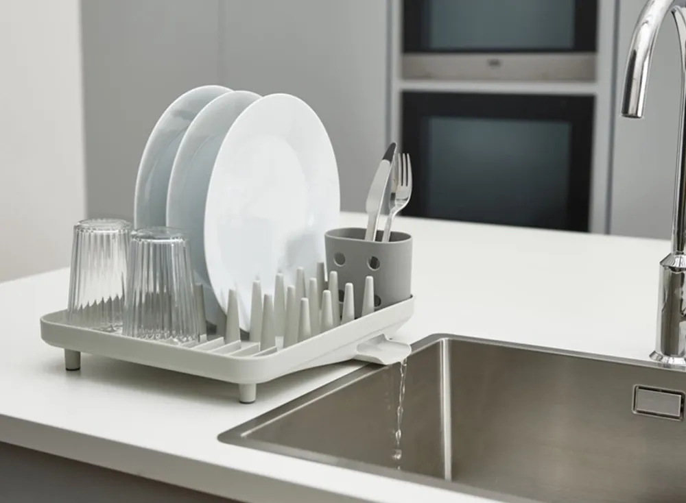 Joseph Joseph Afdruiprek Duo Compact Dish Rack Grijs New