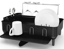 simplehuman Afdruiprek Luxe Zwart Online