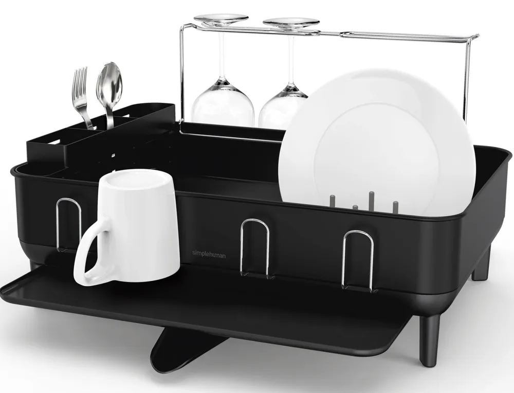 simplehuman Afdruiprek Luxe Zwart Online