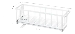 Afdruiprek Yamazaki Tower Wire White