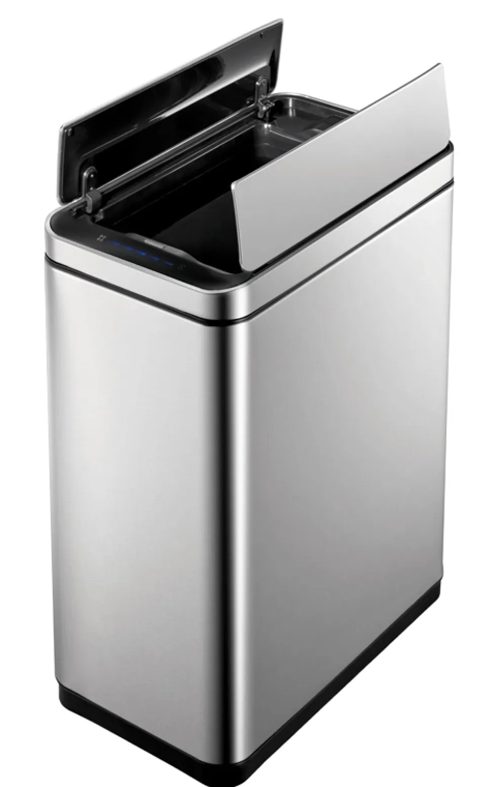 Afvalbak EKO Deluxe Phantom Sensor 45L Zilver