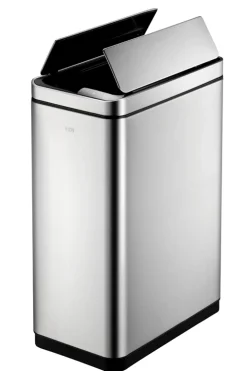 EKO Afvalbak Deluxe Recycle Phantom Sensor 20L + 20L Zilver Best
