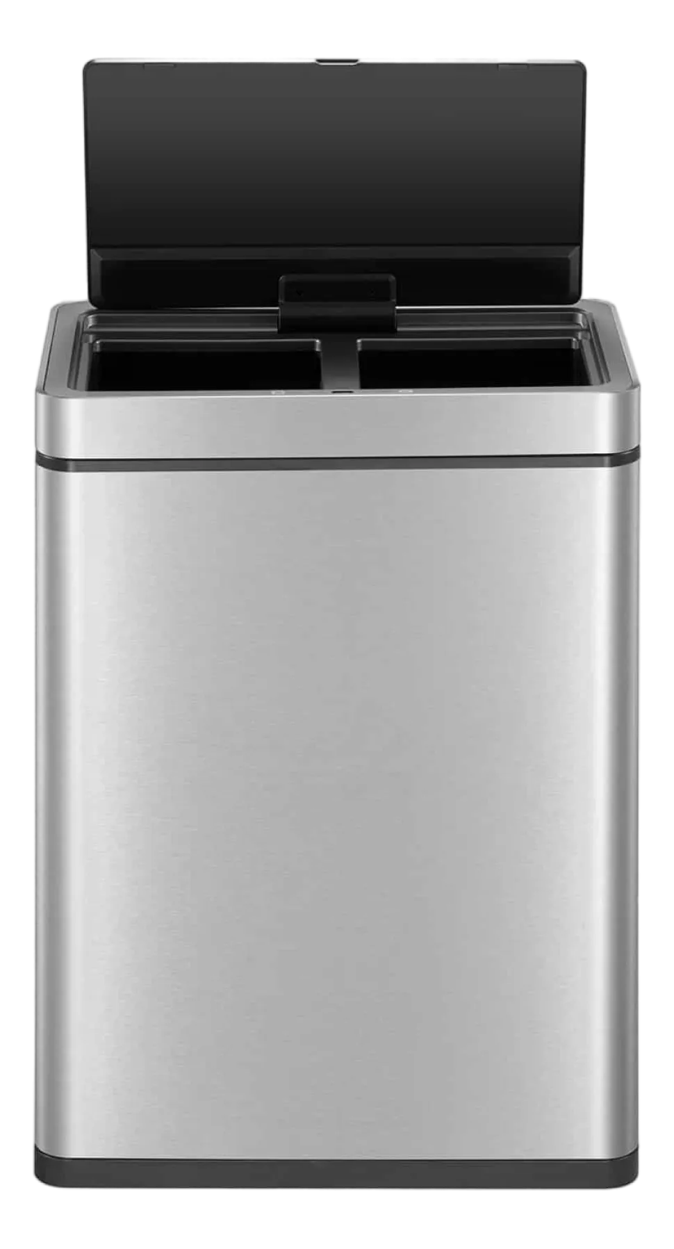 Afvalbak EKO Mirage Plus Sensor 30+30L Mat RVS
