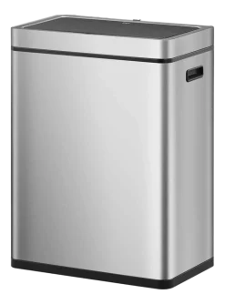 Afvalbak EKO Mirage Plus Sensor 30+30L Mat RVS