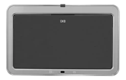 Afvalbak EKO Mirage Plus Sensor 30+30L Mat RVS