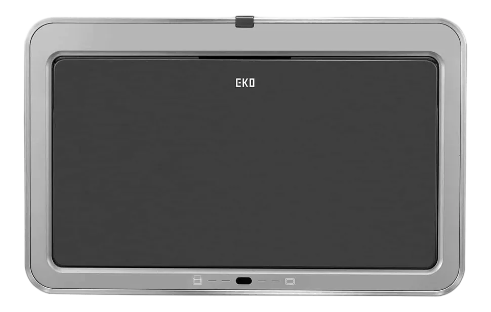 Afvalbak EKO Mirage Plus Sensor 30+30L Mat RVS