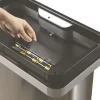 EKO Afvalbak Mirage Sensor 45L Mat RVS Best