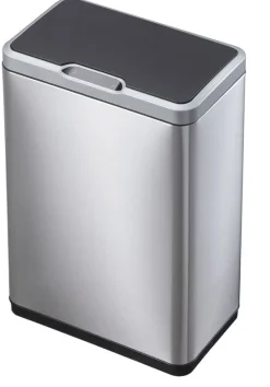 EKO Afvalbak Mirage Sensor 45L Mat RVS Best