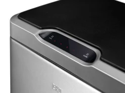 EKO Afvalbak Mirage Sensor 45L Mat RVS Best