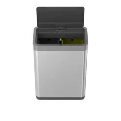 Afvalbak EKO Mirage X Recycle Sensor Bin 20+20L Mat RVS