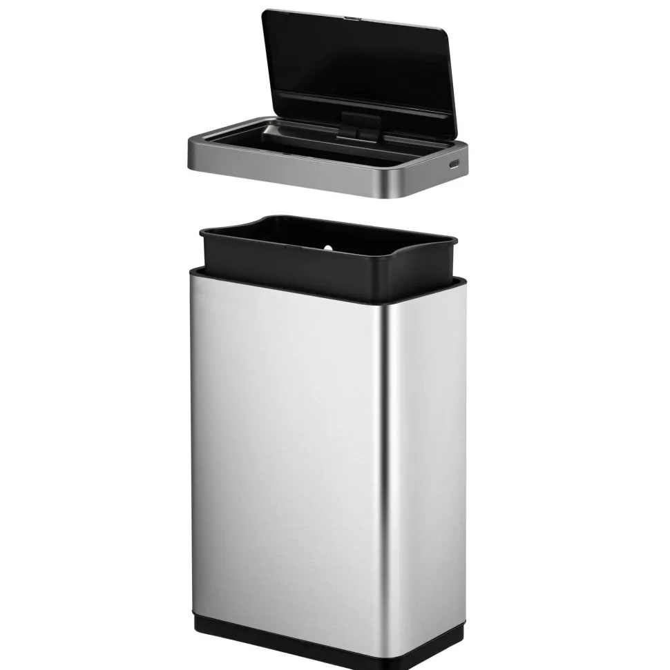 Afvalbak EKO Mirage X Sensor 47L Mat RVS