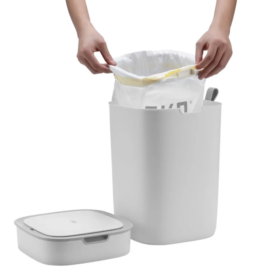 Afvalbak EKO Morandi Smart Sensor 12L Wit
