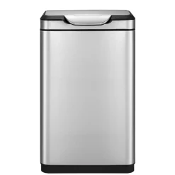 EKO Afvalbak Recycle Touch Pro 20L + 20 L Zilver Clearance