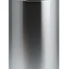 Afvalbak Met Pushdeksel Zilver RVS 55L