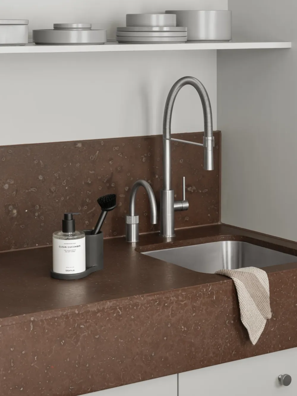 Blomus Afwasborstel Arja Black Clearance