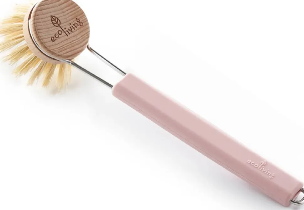 Afwasborstel Eco Living Met Vervangbare Kop Roze