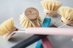 Eco Living Afwasborstel Met Vervangbare Kop Grijs New