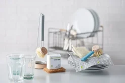 Eco Living Afwasborstel Met Vervangbare Kop Grijs New