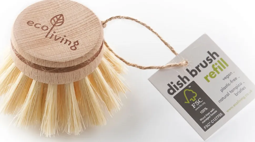 Afwasborstel Kop Eco Living Hout
