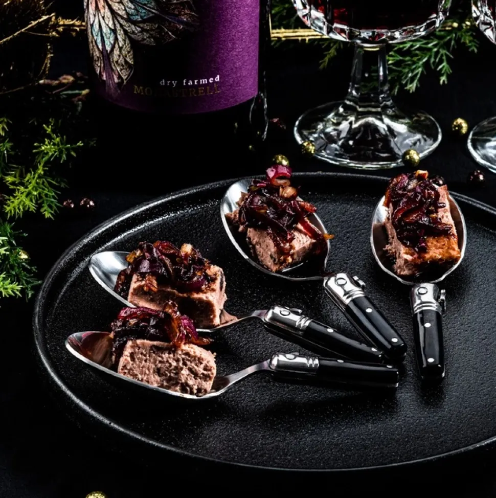 Amuselepel Laguiole Style de Vie Premium Line Zwart (6-Delig)