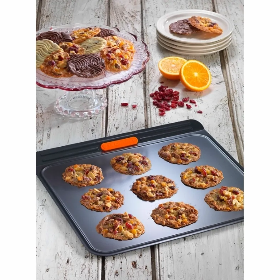 Bakplaat Le Creuset Koekjes Dubbelwandig Zwart 38 x 36 cm 2024
