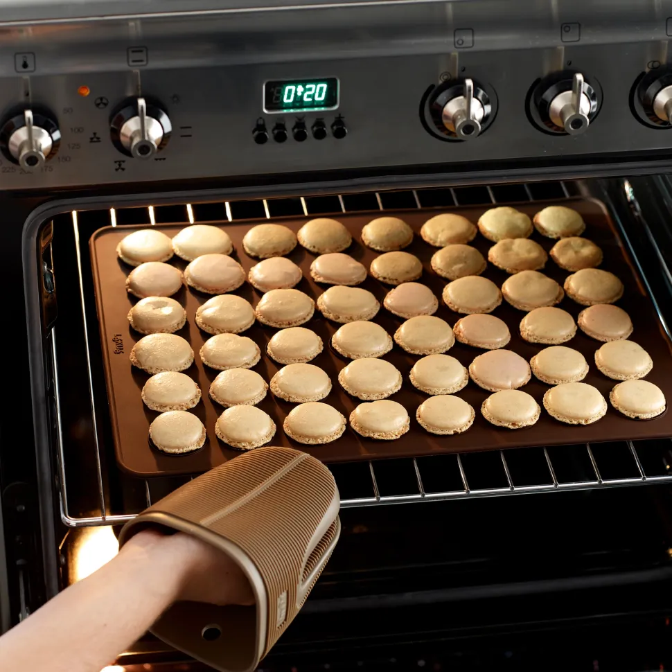 Bakplaat Lékué Bakmat 24 Macarons 40 cm Brown