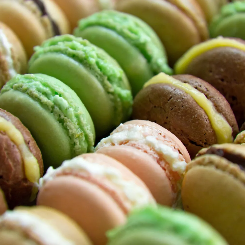 Bakplaat Lékué Bakmat 24 Macarons 40 cm Brown
