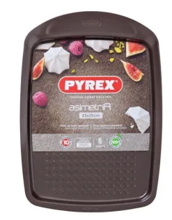 Bakplaat Pyrex Asimetria Bruin 33 x 25 cm