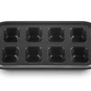 Bakvorm Le Creuset 8 Brownies Zwart