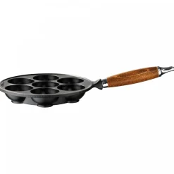 Le Creuset Bakvorm Dognutpan Mat Zwart 20 cm