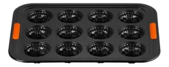 Bakvorm Le Creuset 12 Mini Tulbandcakes Zwart 40 x 30 cm 2024