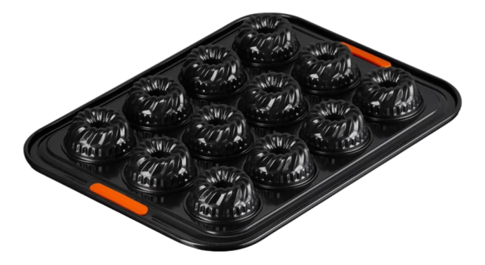 Bakvorm Le Creuset 12 Mini Tulbandcakes Zwart 40 x 30 cm 2024