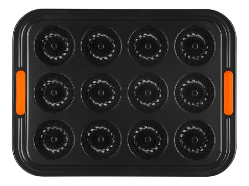 Bakvorm Le Creuset 12 Mini Tulbandcakes Zwart 40 x 30 cm 2024