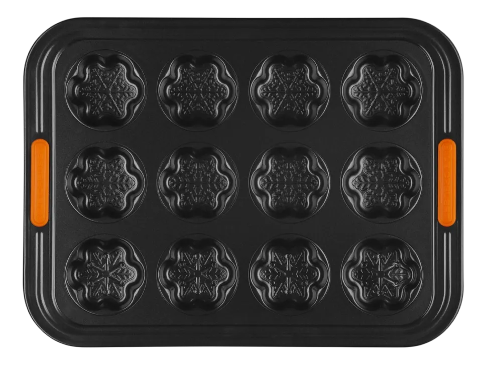 Bakvorm Le Creuset 12 Muffins Sneeuwvlok 40 x 30 cm