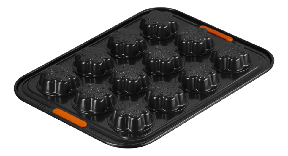 Bakvorm Le Creuset 12 Muffins Sneeuwvlok 40 x 30 cm