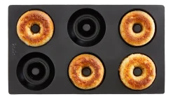 Lekue Bakvorm Lékué 6 Donuts of Bagels Siliconen Black Discount