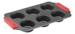 Bakvorm Lékué 6 Muffins Antiaanbak Grey