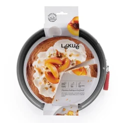 Bakvorm Lékué Springvorm Rond D 24 cm Antiaanbak Grey