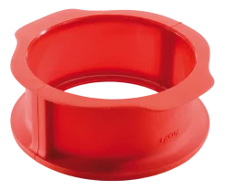 Bakvorm Lékué Springvorm Rond met Keramisch bord D 15 cm Red
