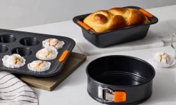 Le Creuset Bakvormset Cakevorm, Springvorm en Muffinvorm (3-delig) Hot