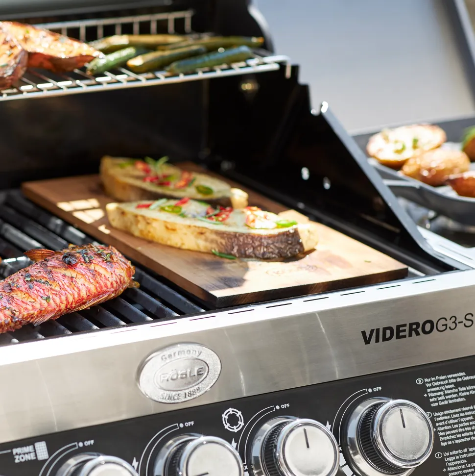 Barbecue accessoire Rösle BBQ Aromaplank Elshout (Set van 2)