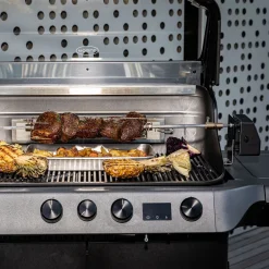 Rosle Barbecue accessoire Rösle Blazeflame Rotisserie Zilver Online