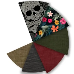 Outdoorchef Barbecue Front Skull Paisly Multi Color Hot
