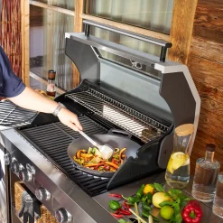 Rosle Barbecue Wokpan Vario Zwart Discount