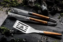 Laguiole Style de Vie BBQ Set Luxury Line Olijfhout (2-delig) Best