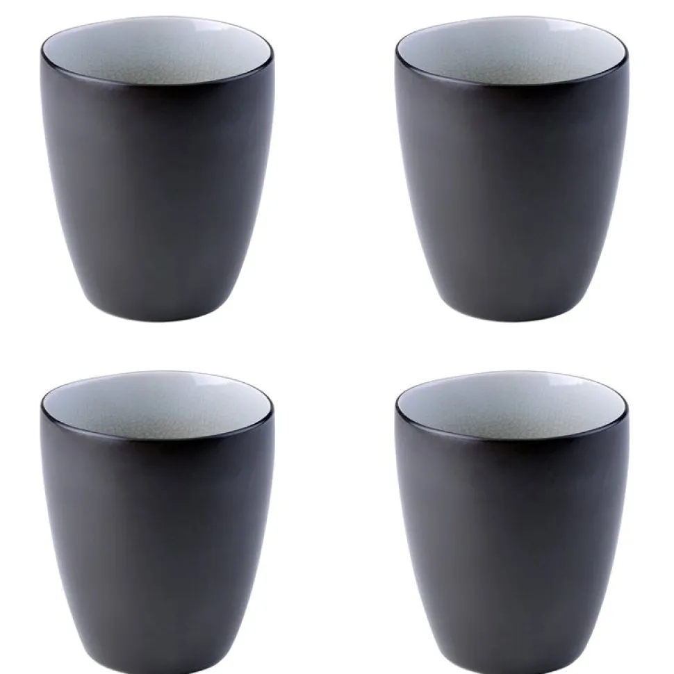 Beker Gastro Beker Grey Blue (4-delig)