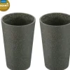 Koziol Beker Bio-Circulair Connect Nature Ash Grey 350 ml (2-Delig) Outlet
