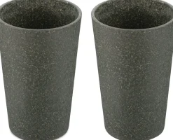 Koziol Beker Bio-Circulair Connect Nature Ash Grey 350 ml (2-Delig) Outlet