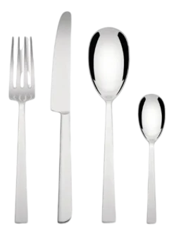Alessi Bestekset Asta Zilver (24-Delig) Discount